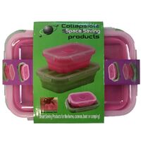 Rectangular Collapsible tub set of 2