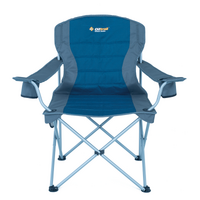 Oztrail Deluxe Arm Chair - Blue