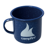 Campfire 8cm Enamel Mug - Navy