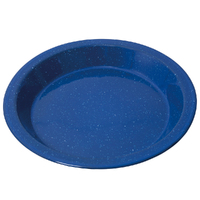 Campfire Enamel Flat Plate Navy 27cm