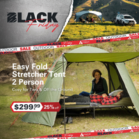 Oztrail Easy Fold 2P Stretcher Tent