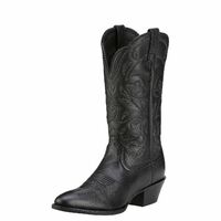 Ariat Women Heritage Western R Toe Black