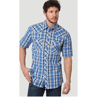 Wrangler Men's 20X Competition Plaid Long Sleeve Shirt