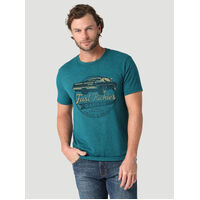 Wrangler Men's Fast Richie's Garage Tee Shirt