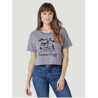 Wrangle Women's Lonesome Cowgirl Crop Tee