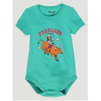 Wrangler Baby Girl Fearless Bull Rider Body suit