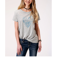 Roper Women's Five Star Tee Grey