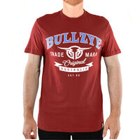 Bullzye Men's Divide Tee Red