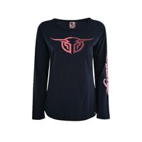 Women's Bullzye Authentic Long Sleeve Raglan Tee