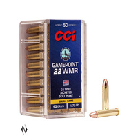 CCI 22WMR GAMEPOINT 40GR JSP 1875FPS