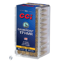 CCI 17HMR 20GR GAME POINT JSP 2375FPS