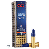 CCI 22LR CLEAN-22 BLUE 40GR SV TARGET LRN 100 PK 1070FPS