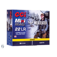 CCI 22LR MINI MAG 36GR HP MEAT EATER 300 PK 1260FPS