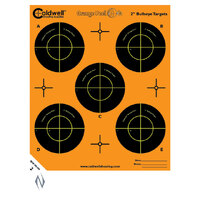 CALDWELL ORANGE PEEL BULLSEYE 2" 10 PACK