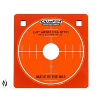 CHAMPION AR500 CENTREFIRE RIFLE STEEL TARGET 3/8" SQUARE 8"