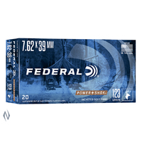 FEDERAL 7.62X39 123GR SP POWER-SHOK