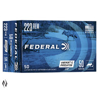 FEDERAL 223 50GR JHP AE VARMINT 50 PK