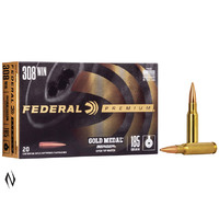 FEDERAL 308 WIN 185GR BERGER GOLD MEDAL