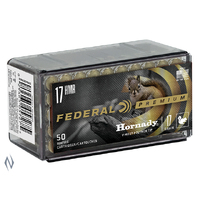 FEDERAL 17HMR 17GR VMAX 2550FPS 50