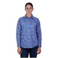 Hard Slog Women's Luisa Half Placket Long Sleeve Shirt