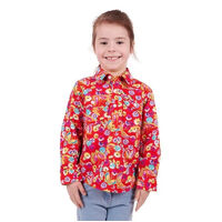 Hard Slog Girl's Mirabel Half Placket Long Sleeve Shirt