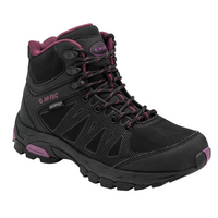 Hi-Tec Women's Raven Mid WP Hiking Boots Black/Grape