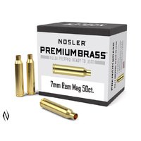 NOSLER PREMIUM BRASS 7MM REM MAG 50PK