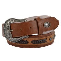 Pure Western Men's Mckinlay Belt Dark Tan