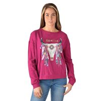 Pure Western Women's Lacey Long Sleeve Tee