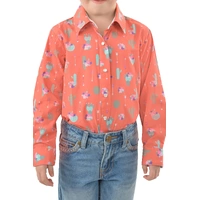 Pure Western Girl's Priscilla Print Shirt