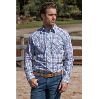 Pure Western Men's Lucas Check Western Long Sleeve