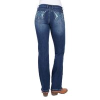 Pure Western Women's Camila Straight Leg 34 Inch Jean