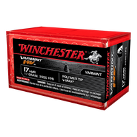 Winchester Supreme 17HMR 17gr Varmint HV