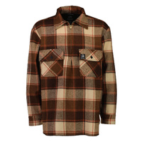 Swanndri Ranger Wool Zip Front Bush Shirt