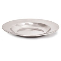 Zebra Stainless Steel Deep Plate 23cm