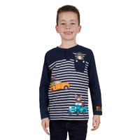 Thomas Cook Boy's Ride Henley Long Sleeve