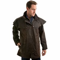 Thomas Cook High Count Pro Oilskin Short Coat Mulch