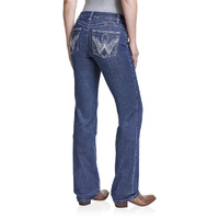 Wrangler Women's Q-Baby Mid Rise Bootcut Jeans 34"