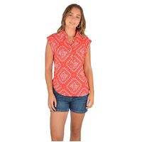 Wrangler Womens Jennie Print Sleeveless Shirt