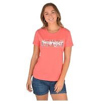 Wrangler Women's Bessie Tee Coral