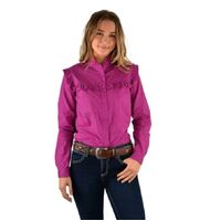 Wrangler Women's Nikka Frill Long Sleeve