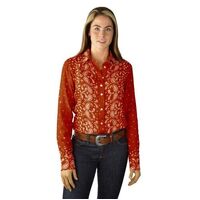 Wrangler Women's Carlise Print Long Sleeve Shirt