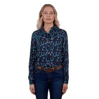 Wrangler Women's Patria Long Sleeve Western Shirt