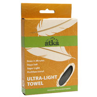 Atka Ultra LightTowel - Regular, Charcoal