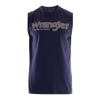 Wrangler Men's Ryder Logo Muscle Shirt