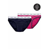 Wrangler Women Logo Brief Navy/Pink