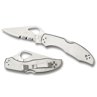 Byrd Meadowlark 2 Stainless - Plain and Serrated blade