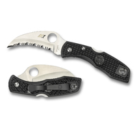 Tasman Salt Lightweight Black H1 - Serrated Blade