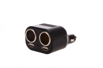 Picture of Oztrail 12V 2 Way Power Socket with USB Ports