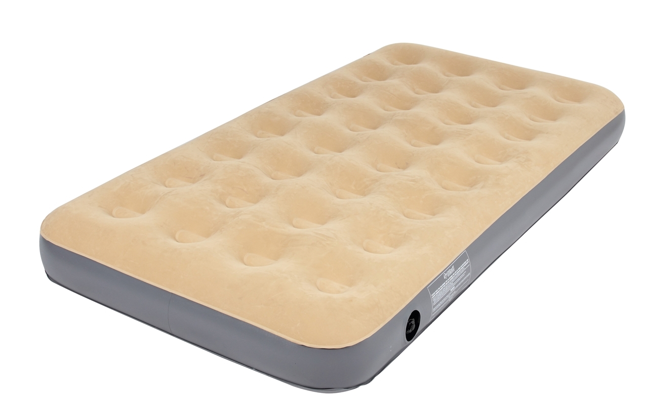 oztrail velour air mattress single